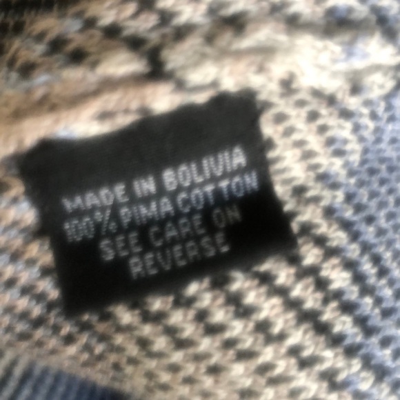 IntiWara Pima Cotton Cardigan Made in Bolivia Oruro Carnival Small - Picture 7 of 7